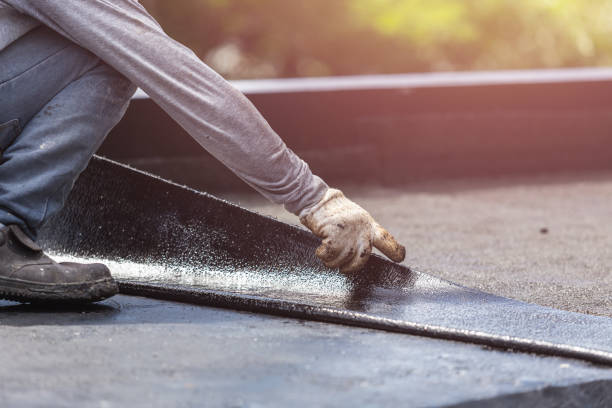 Professional Waterproofing technician working in Fayetteville, PA